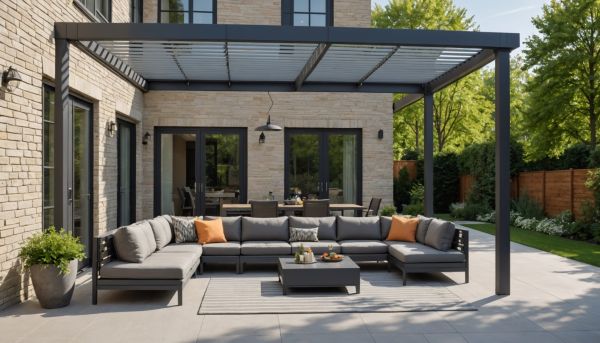 Transformez votre jardin avec une pergola bioclimatique en aluminium durable