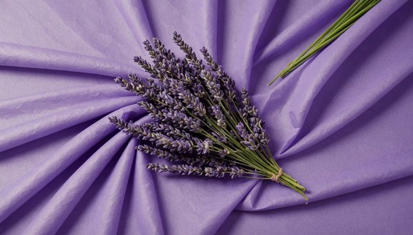 Papier de soie lavande 17g/m² : 240 feuilles pour vos créations