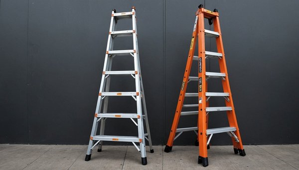 Échelle double alu professionnelle : sécurité et performance garanties