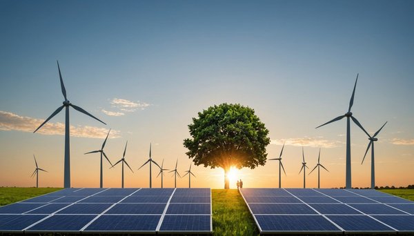 Utilisez l'énergie renouvelable pour construire un futur durable